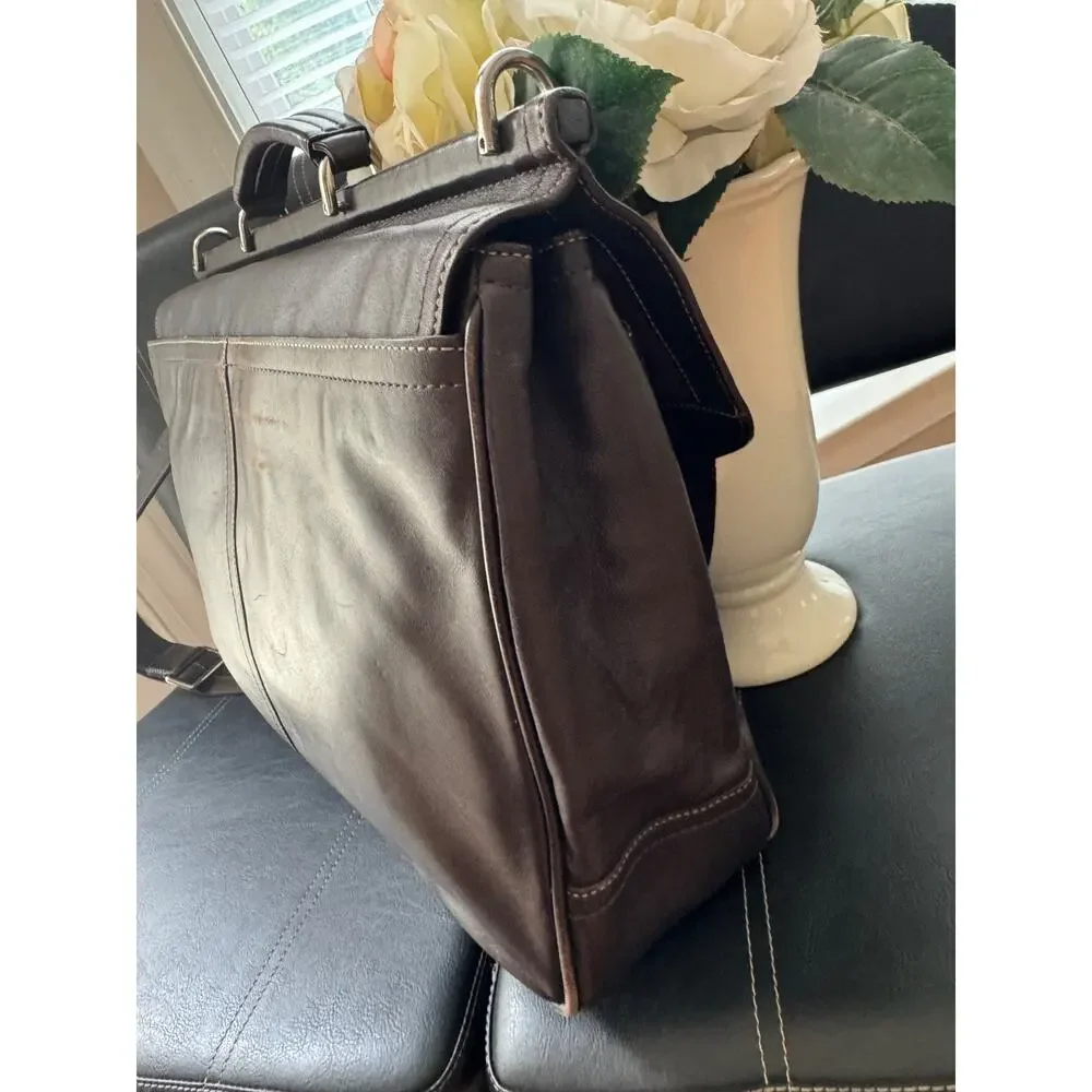 Authentic COACH F70098 Brown Business Beekman Messenger Briefcase Laptop (210